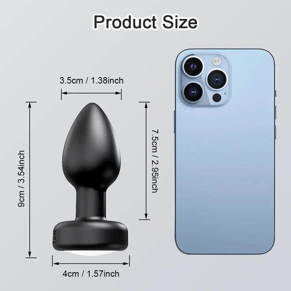 Bluetooth Anal Vibrator Prostate Massager for Enhanced Pleasure