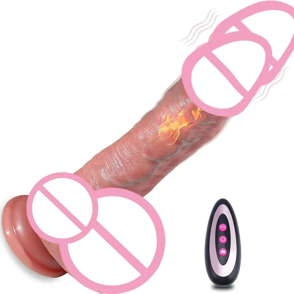 Silicone Thrusting Dildo for Women-0