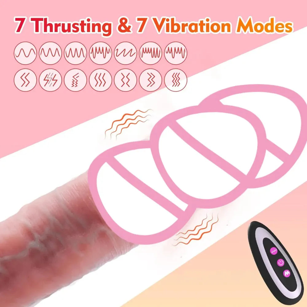 Silicone Thrusting Dildo for Women-2