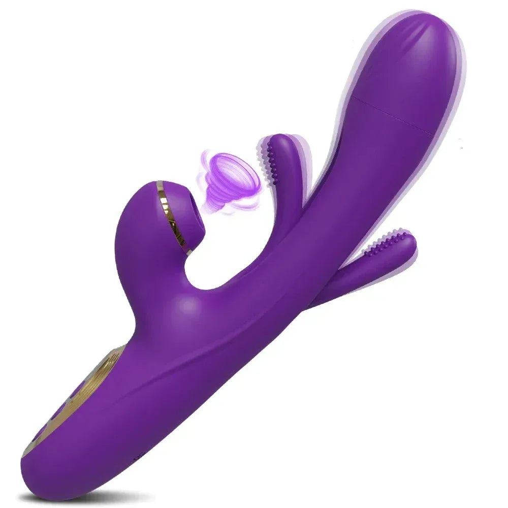 Vibrating Clit Sucker for Women G Spot Rabbit Vibrator-0