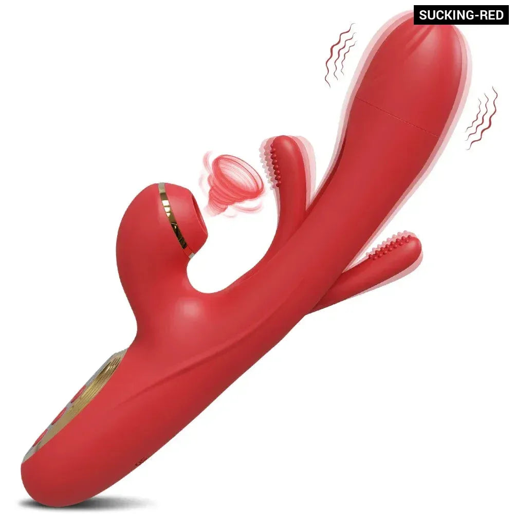 Vibrating Clit Sucker for Women G Spot Rabbit Vibrator-7
