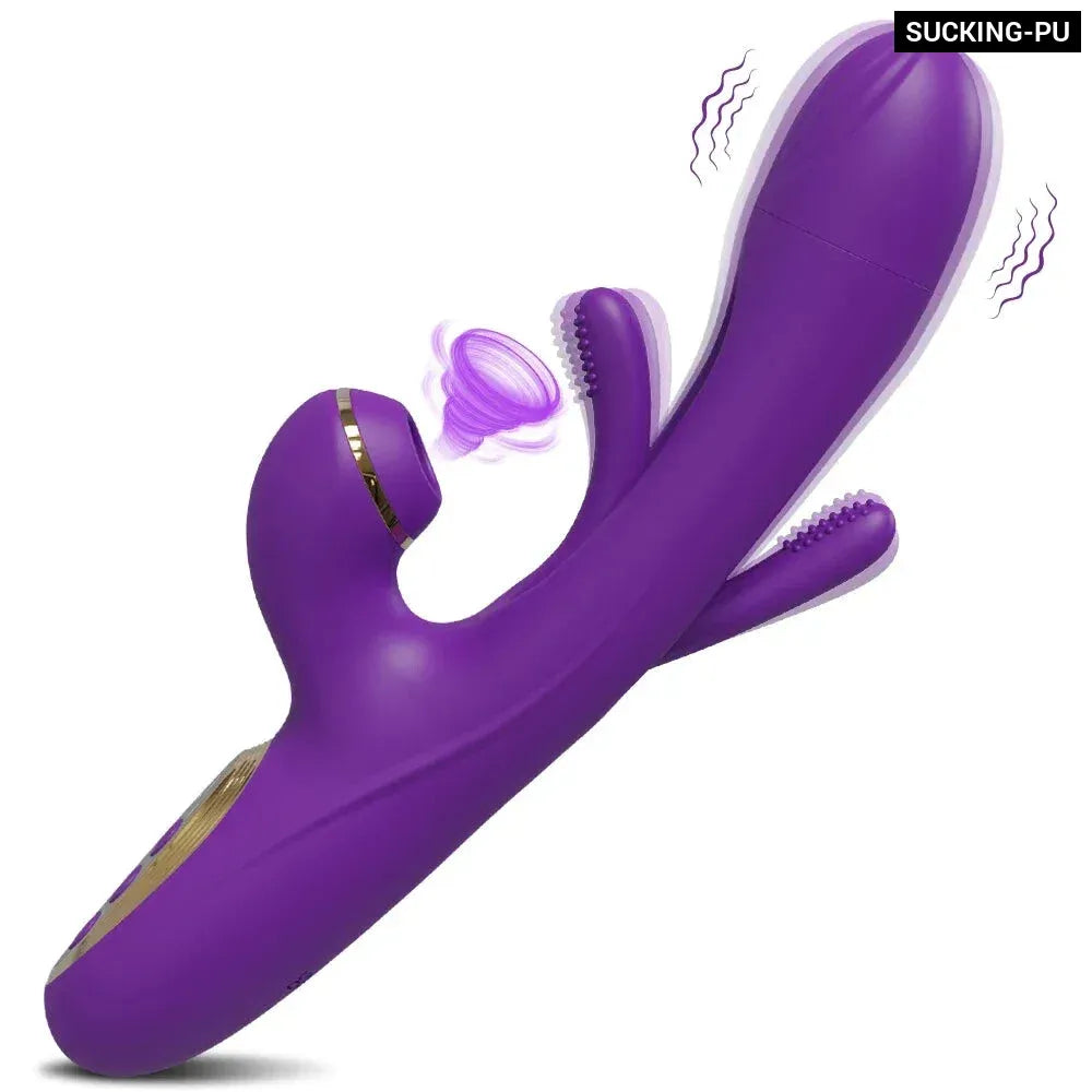 Vibrating Clit Sucker for Women G Spot Rabbit Vibrator-8